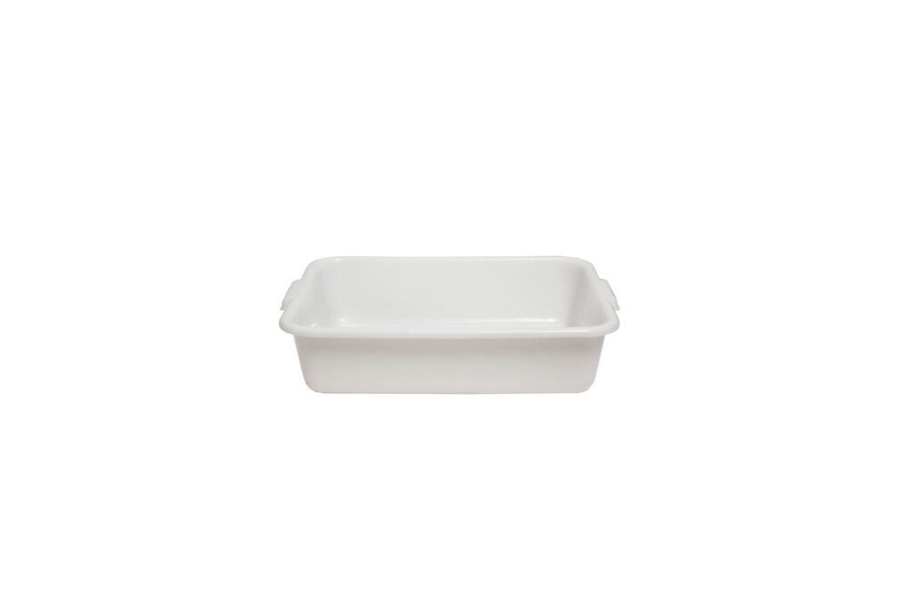 White Plastic Bus Tub
