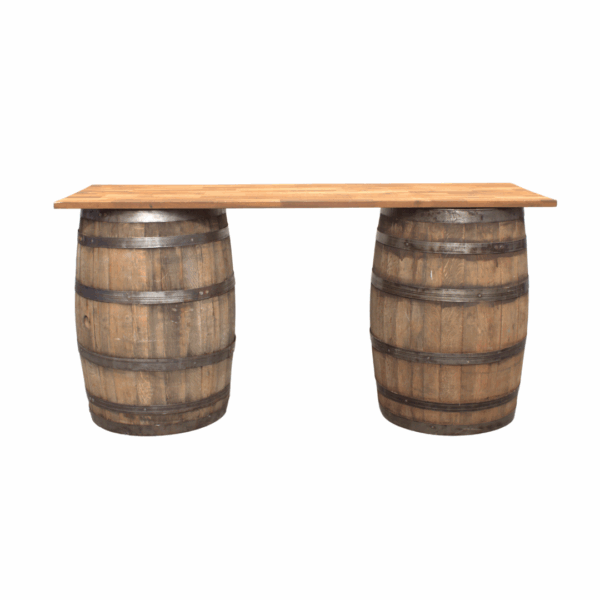 Dark Wine Barrel Bar