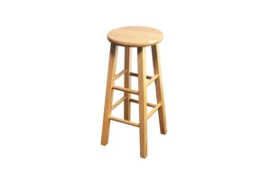 Natural Wood Barstool