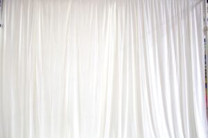 White Velvet 14' H X 15' W
