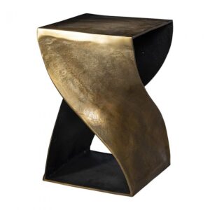 Twist Side Table Brass