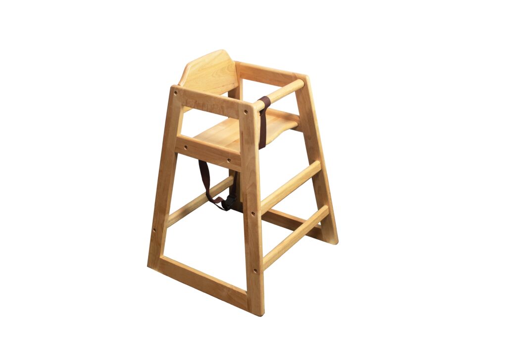Natural Wood Highchair