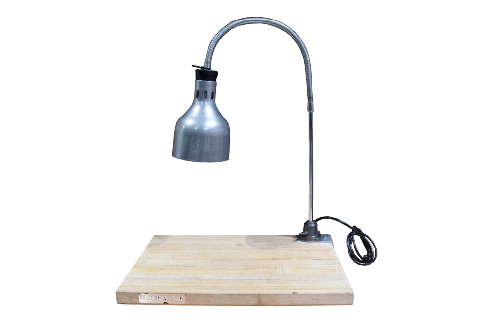 Heat Lamp with Cutting Board