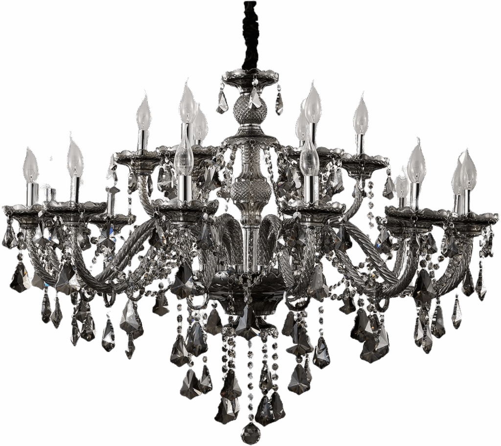 Smoke Grey Chandelier