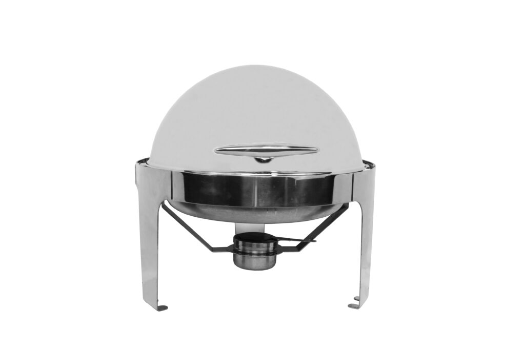 6QT. Roll Top Round Chafer
