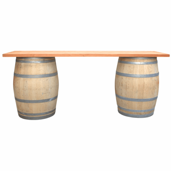 Light Wine Barrel Bar 5'x2.5'