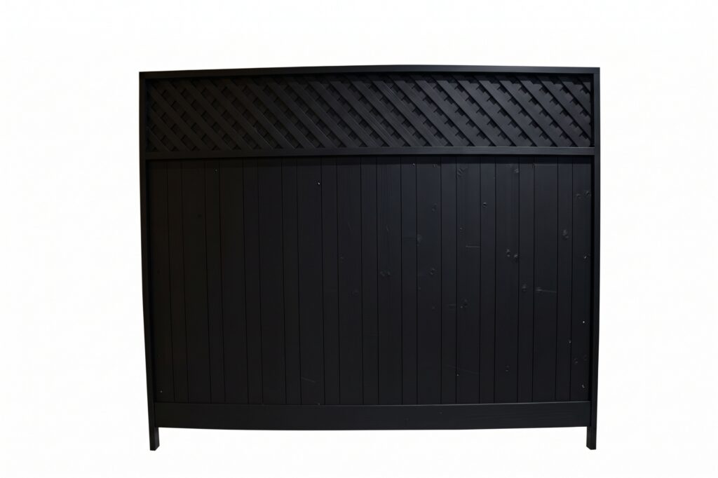 Black Wood Fence